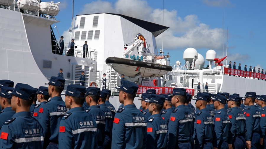 中國海警艦艇編隊起航赴俄羅斯執(zhí)行中俄海警聯(lián)演聯(lián)巡任務